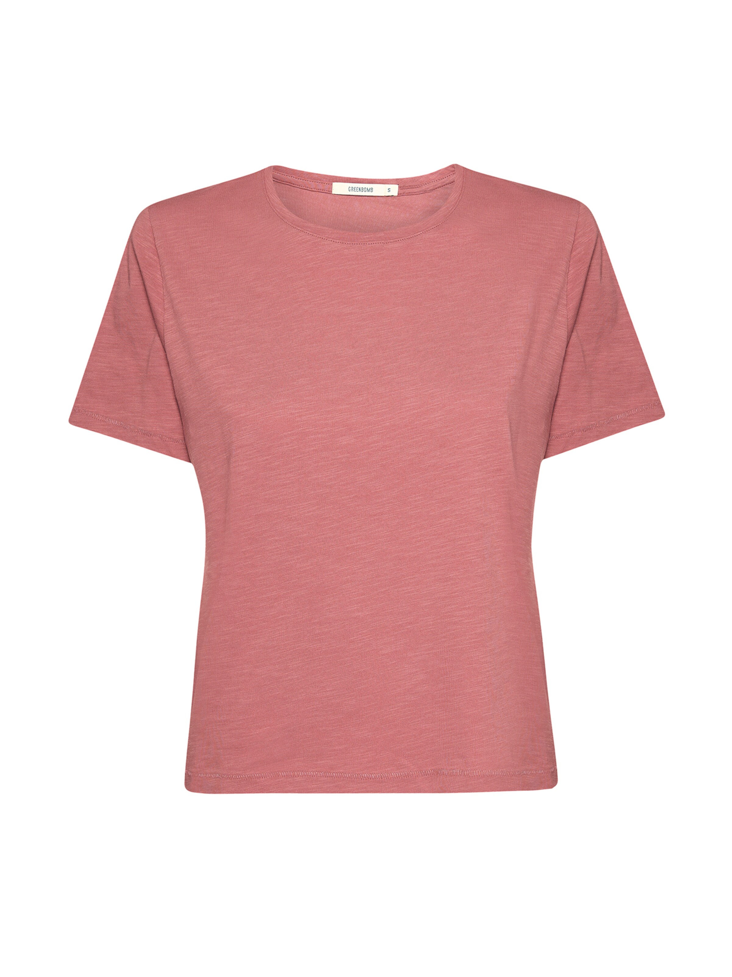 GREENBOMB T-Shirt 'Nova Basic' in Pink: Vorderseite