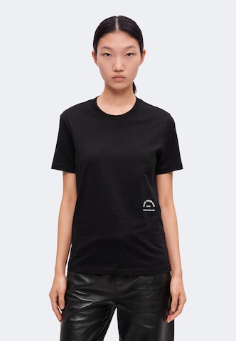 Karl Lagerfeld - Camisa 'Rue St-Guillaume' em preto: frente