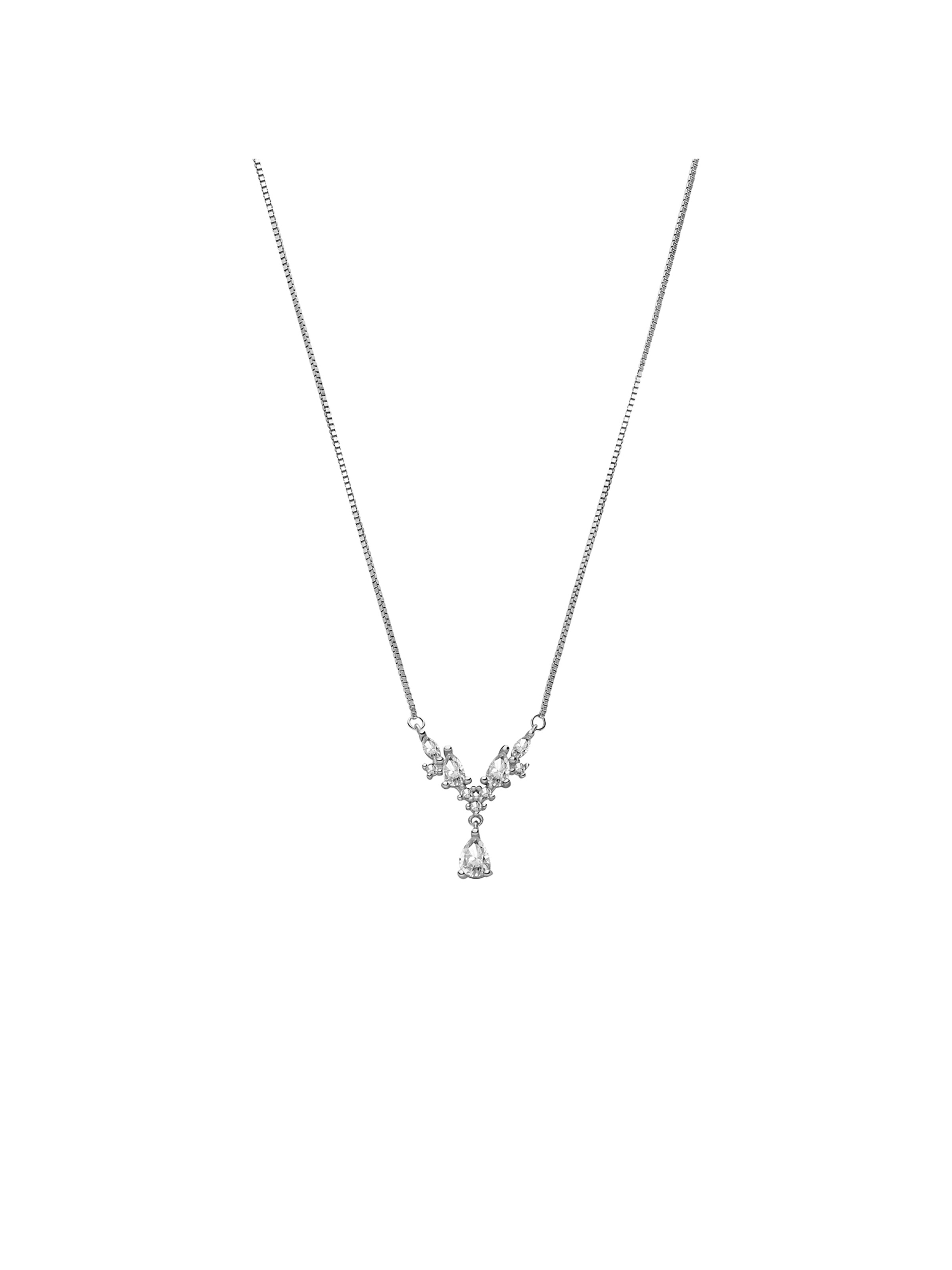 Lucardi Necklace in Silver