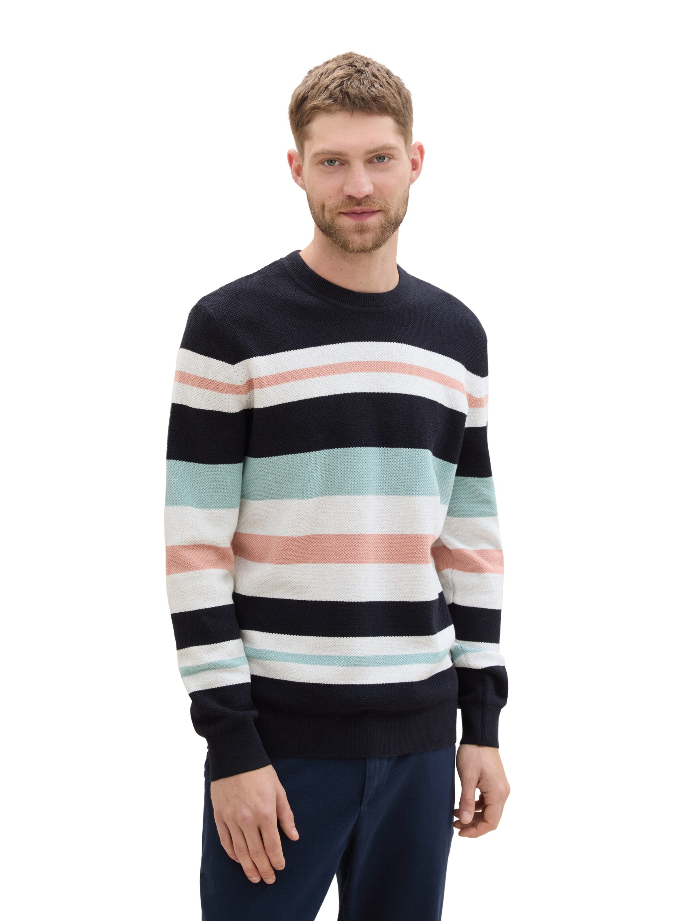TOM TAILOR Sweater in Mixed colors: front