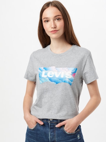 LEVI'S ® Тениска 'Graphic Jordie Tee' в сиво: отпред