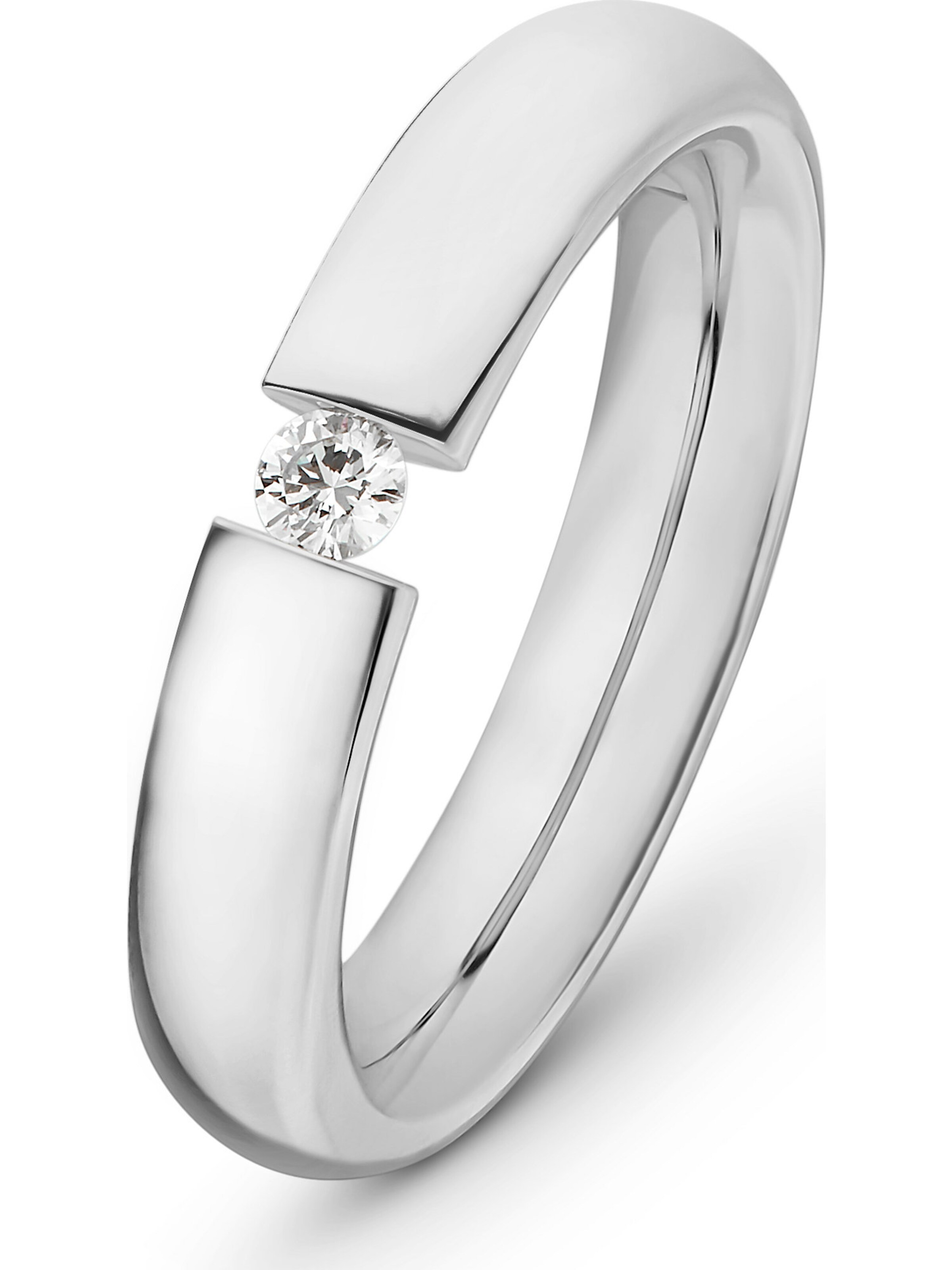 CHRIST Ring in Silber: Vorderseite