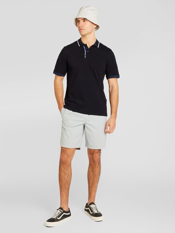 JACK & JONES Poloshirt 'STEEL' in Schwarz