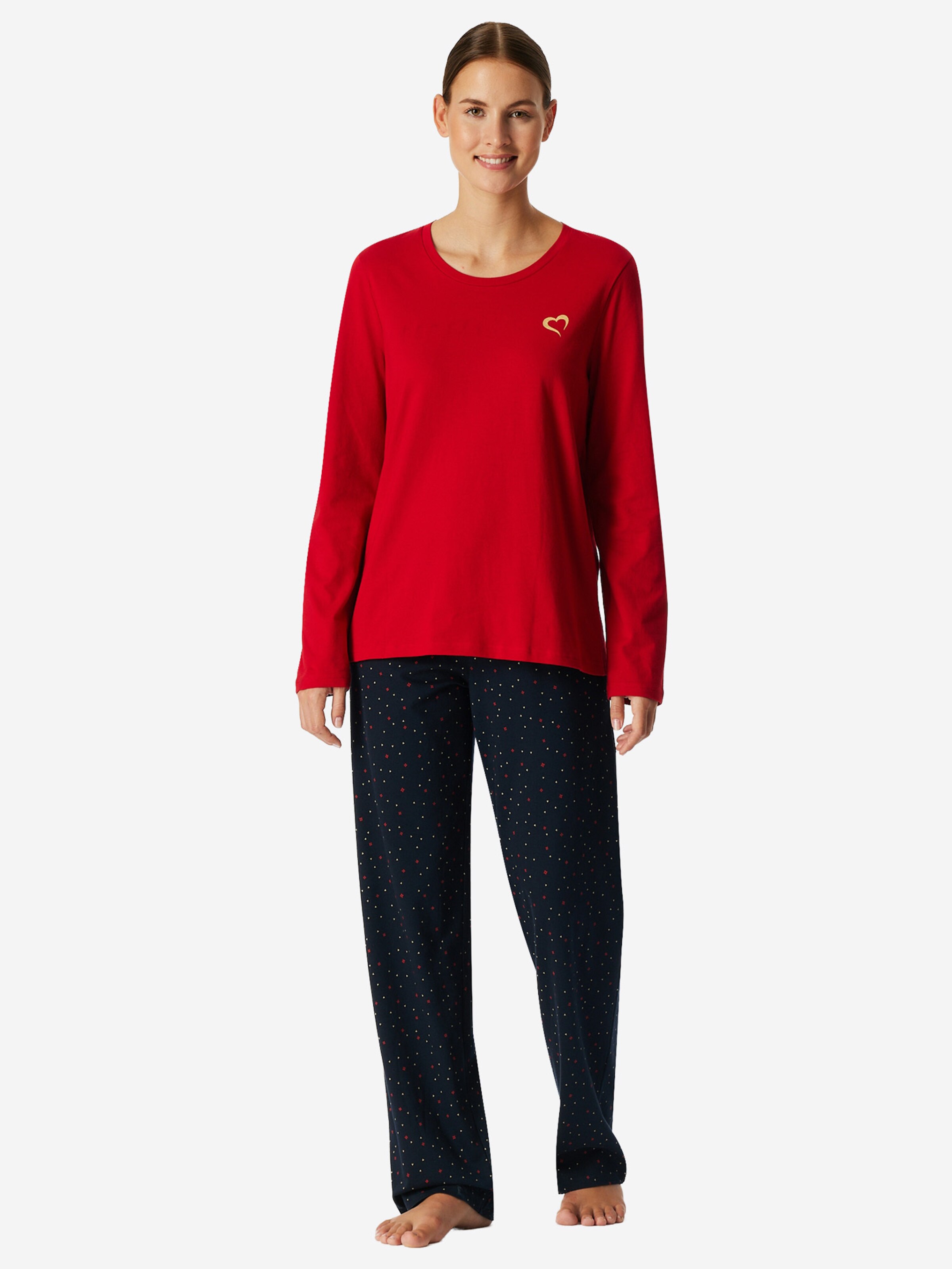 SCHIESSER Pajama ' Family ' in Blue