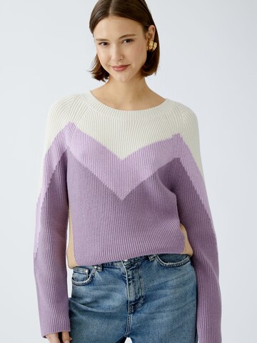OUI Pullover in Lila: Vorderseite