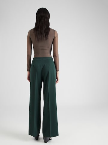 2NDDAY Wide leg Παντελόνι πλισέ 'Mille - Daily Sleek' σε πράσινο