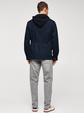 MANGO MAN Between-Season Jacket 'Ninet' in Blue