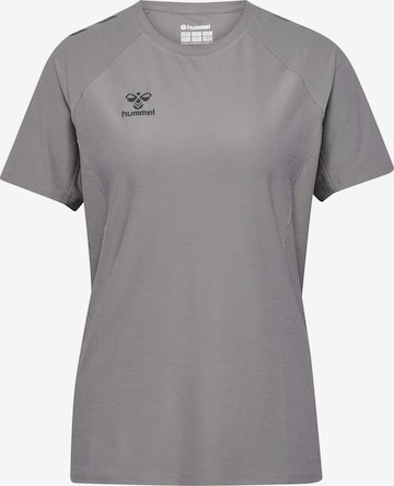 T-shirt fonctionnel 'Cima 2.0' Hummel en gris : devant