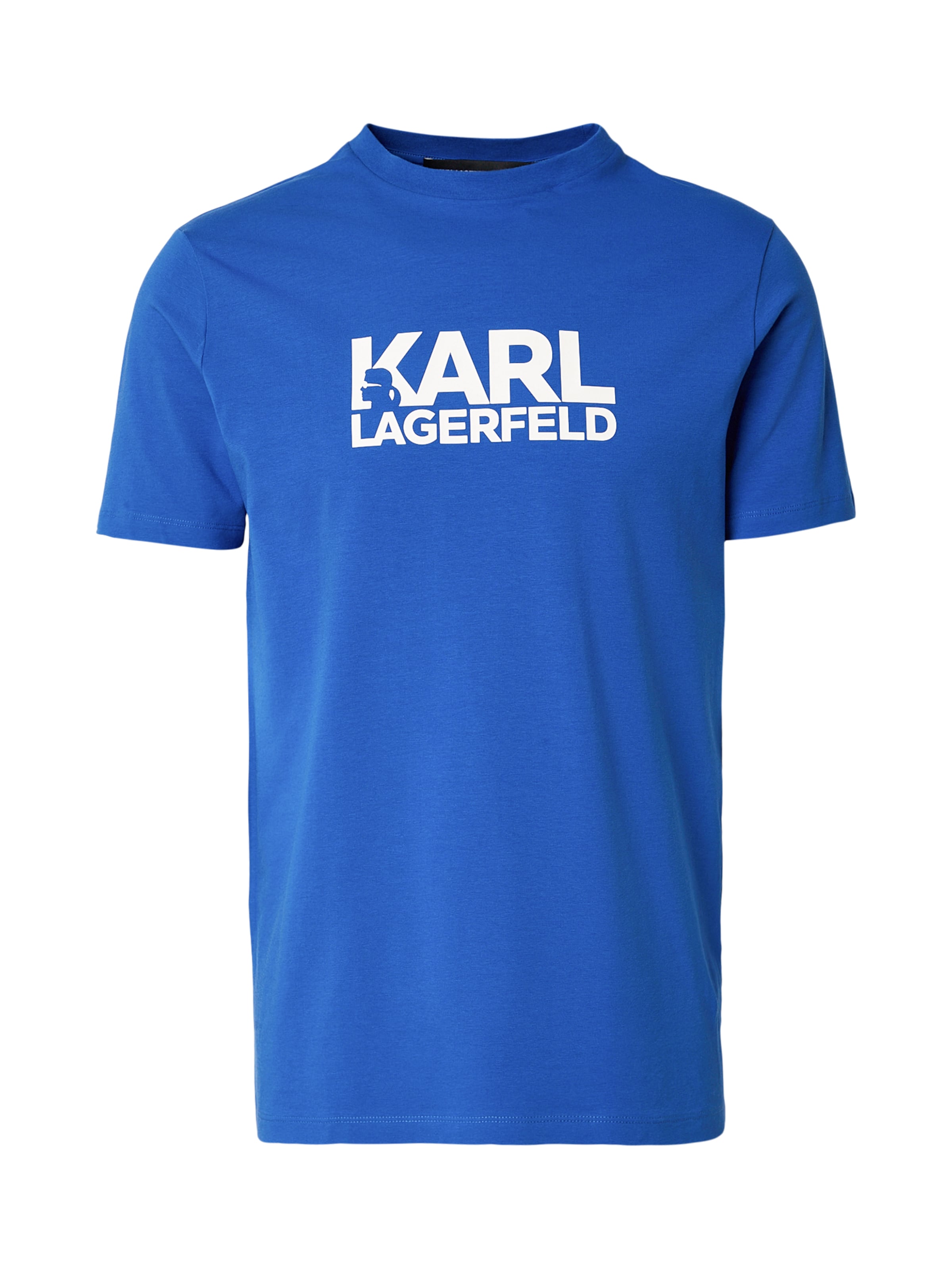 T-Shirt Karl Lagerfeld en bleu : devant