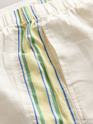 Next - Pierna ancha Pantalón en blanco