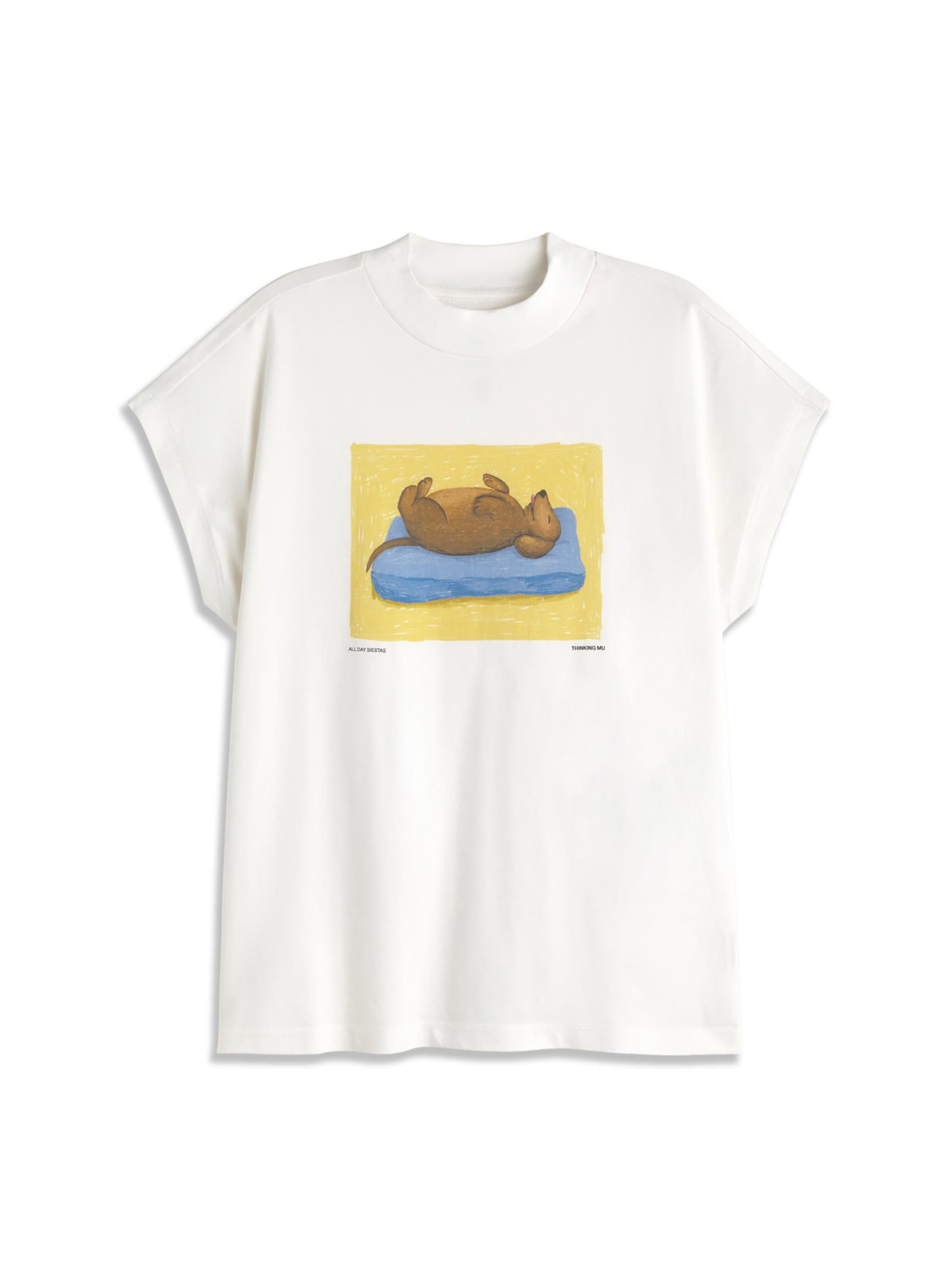 Thinking MU Shirt 'Volta' in White: front