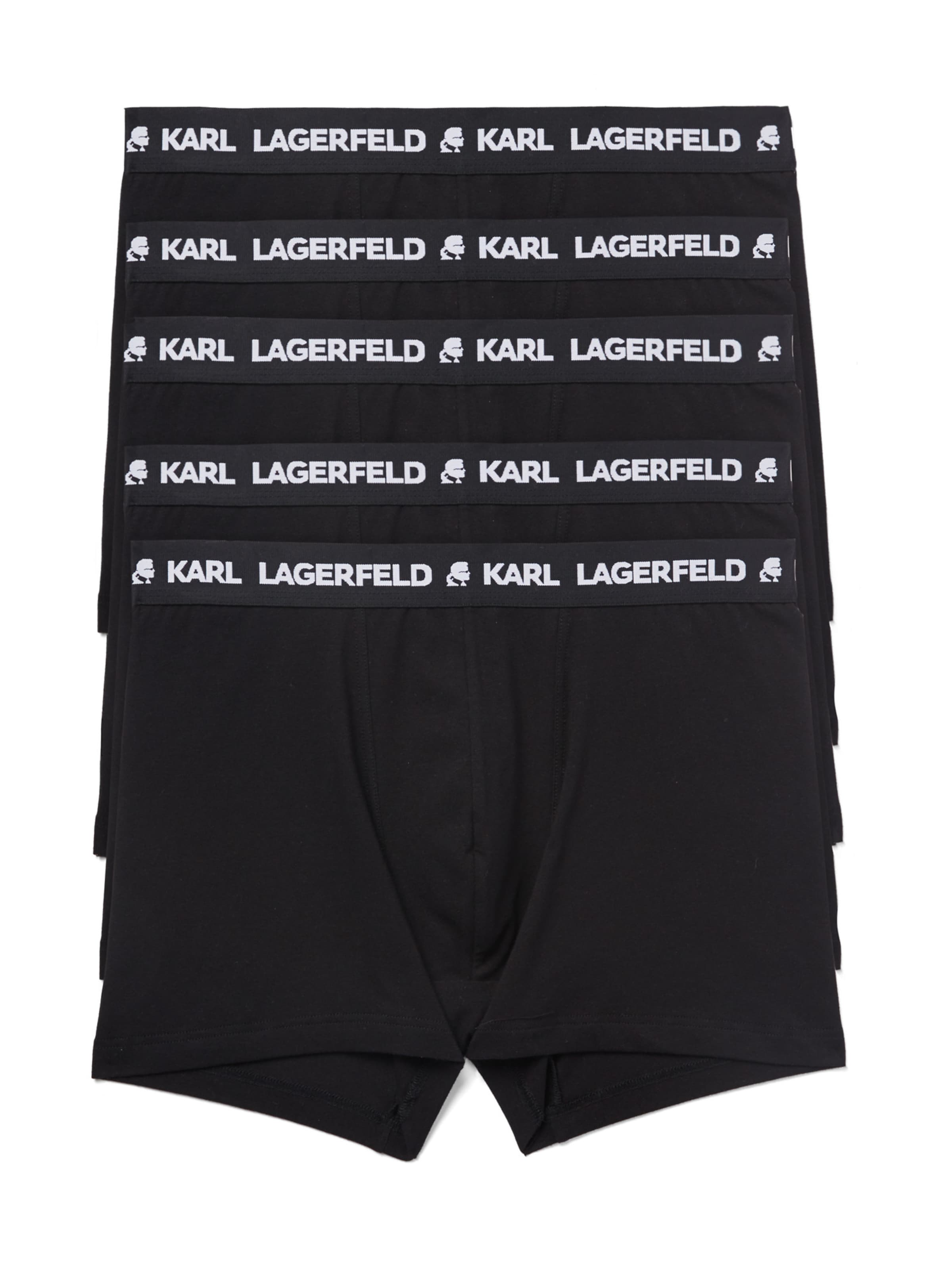 Boxer di Karl Lagerfeld in nero: frontale