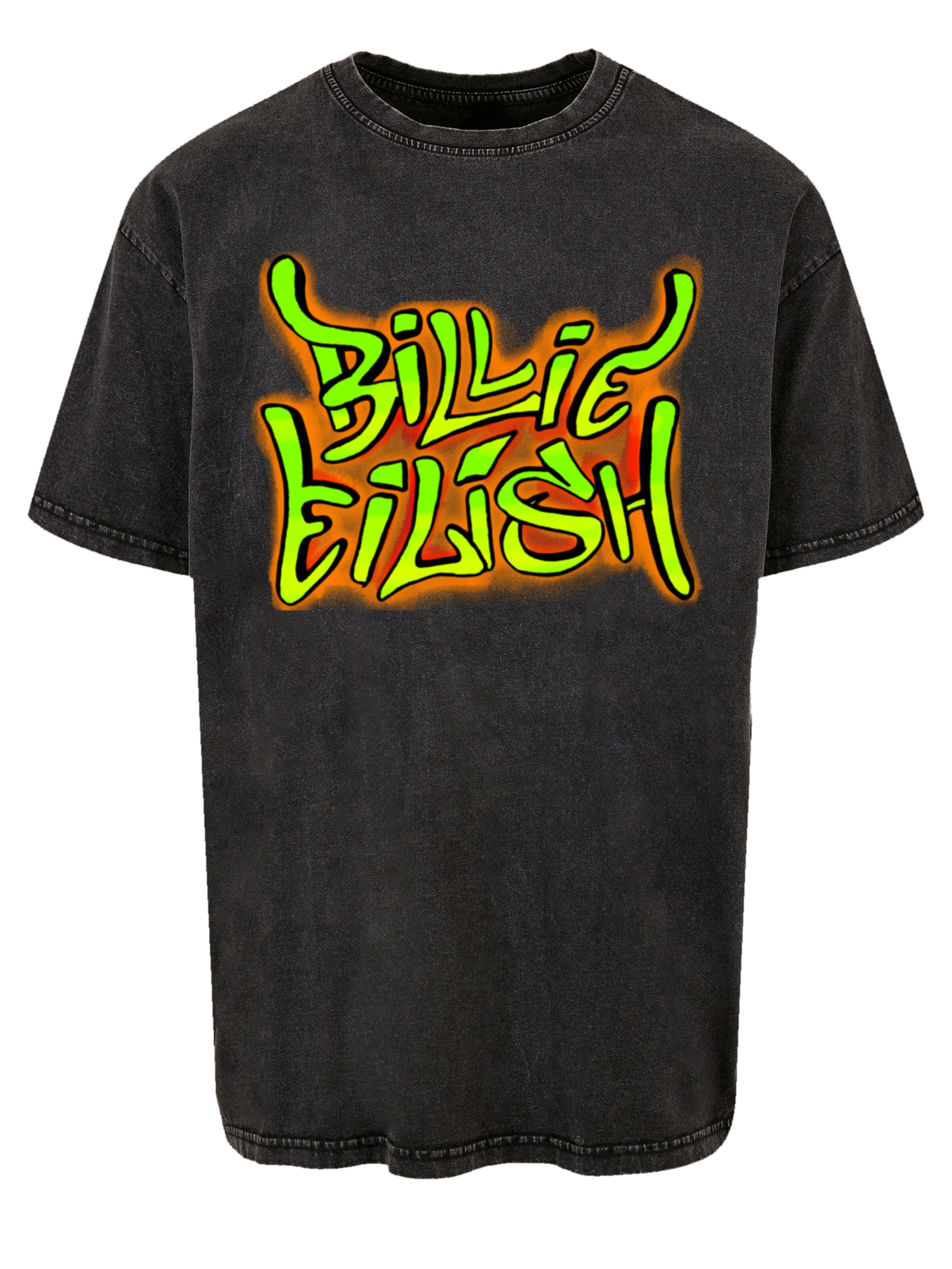 F4NT4STIC Shirt 'Billie Eilish' in Black: front