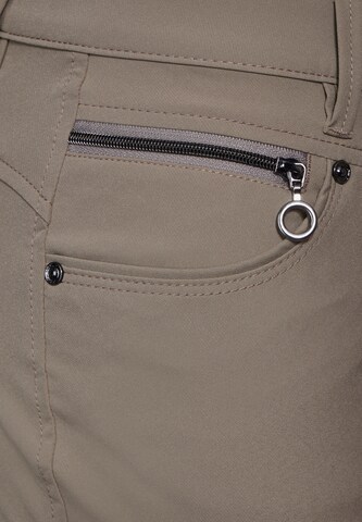 STREET ONE Slimfit Hose in Grau