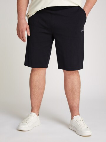 Calvin Klein Big & Tall Normální Kalhoty – černá: přední strana