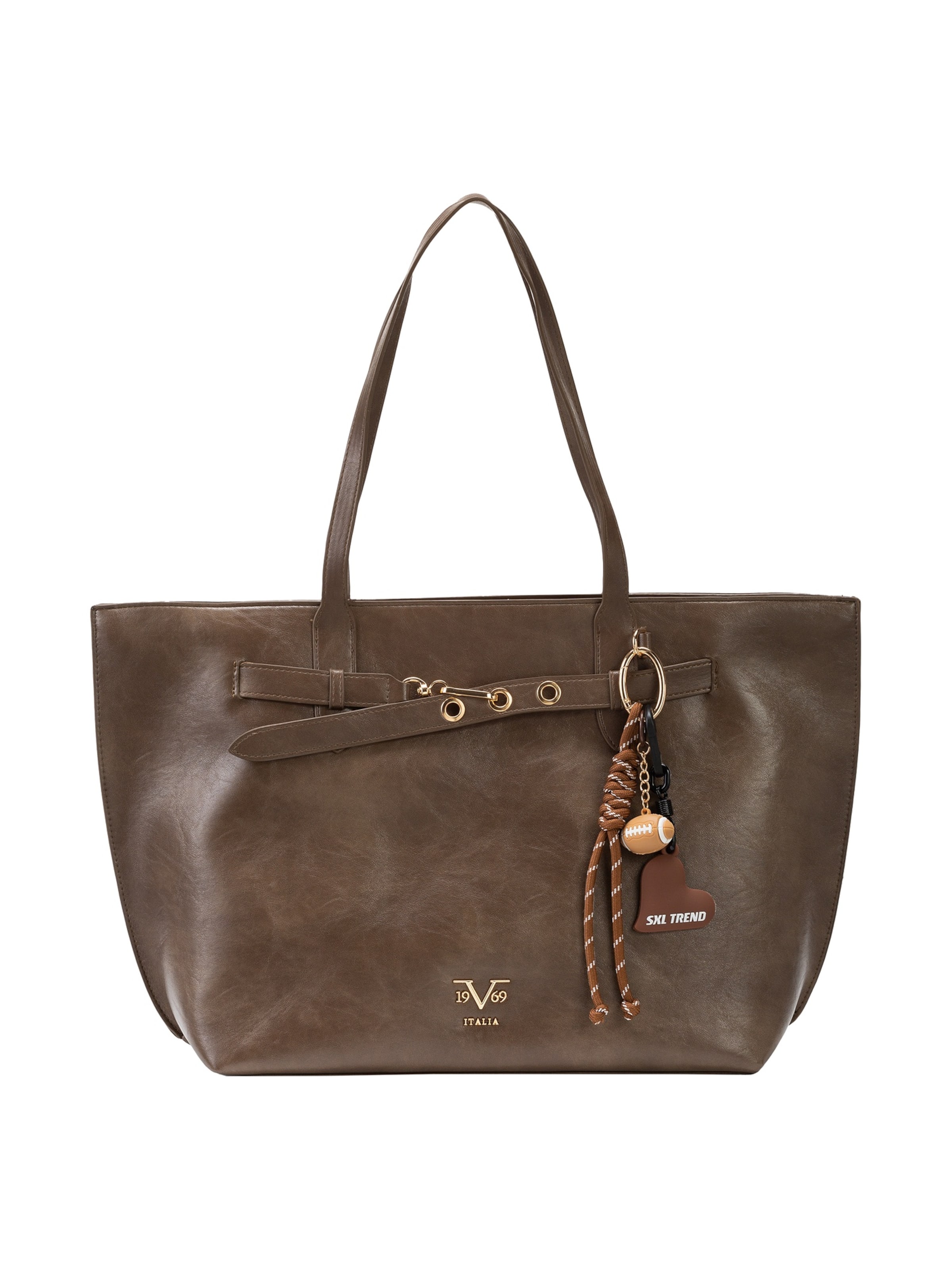19V69 ITALIA Shopper 'Ragusa' in Grey: front