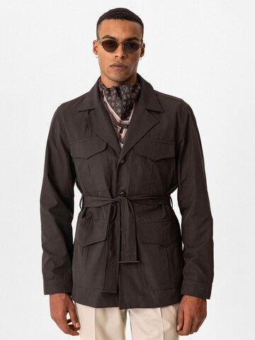 Manteau mi-saison 'Belgrad' Antioch en marron : devant