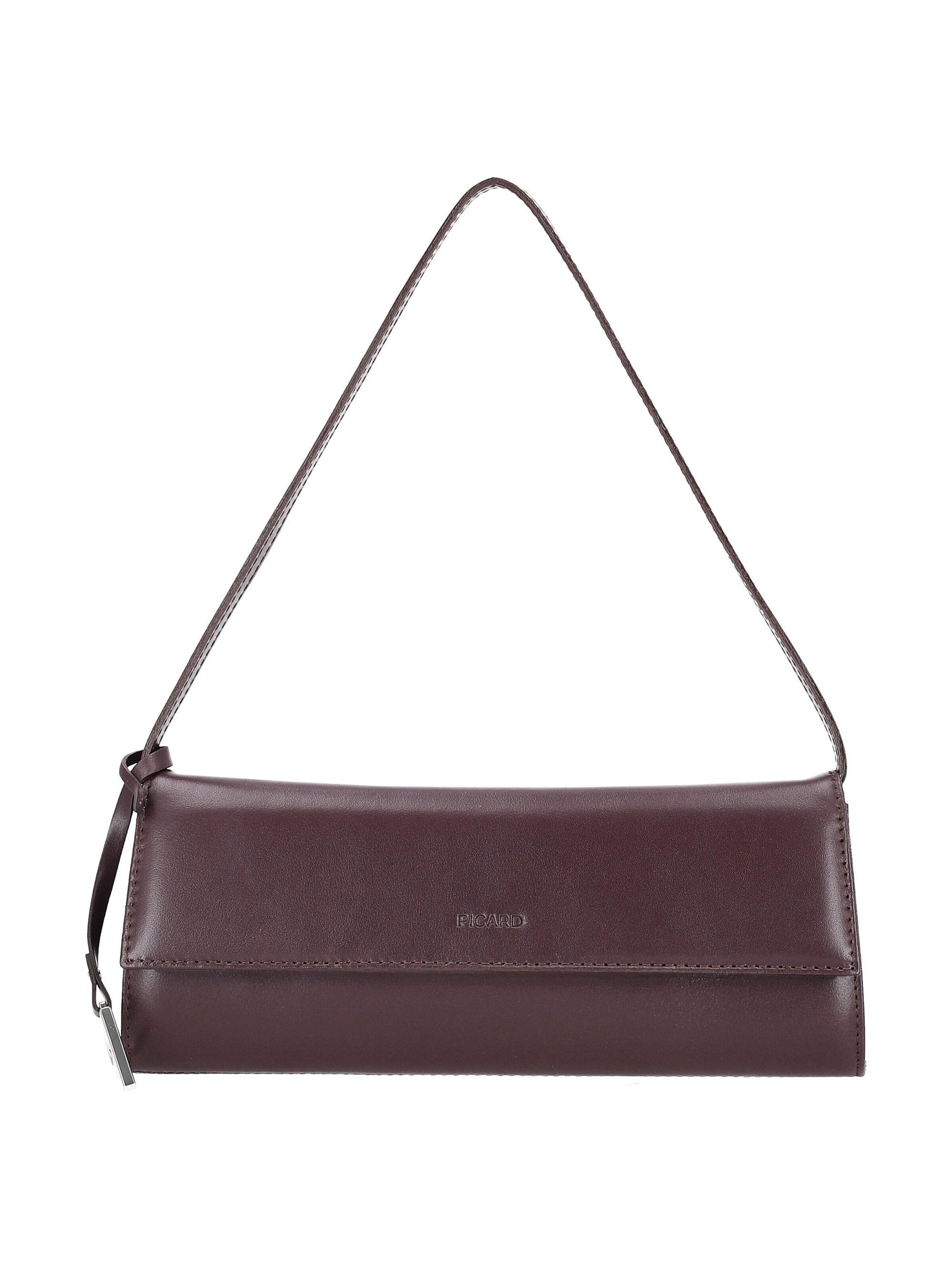 Picard Clutch 'Auguri' in One size in Bordeaux, Item view