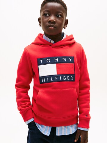 Sweat 'HERITAGE' TOMMY HILFIGER en rouge : devant