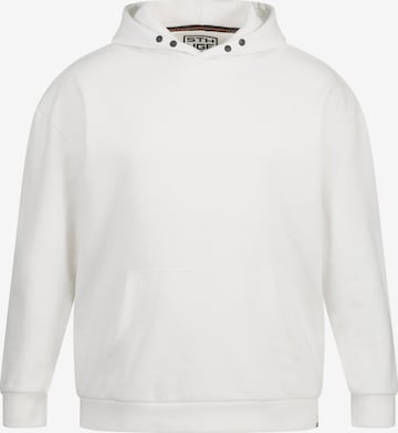 STHUGE Sweatshirt in White: front