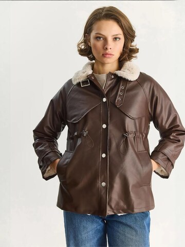 Giacca invernale di Bianco Lucci in marrone