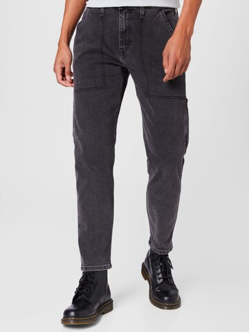 LEVI'S ® Zwężany krój Jeansy '502™ Hi Ball Utility' w kolorze szary: przód