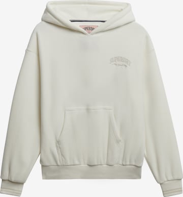 Superdry Sweatshirt in White: front