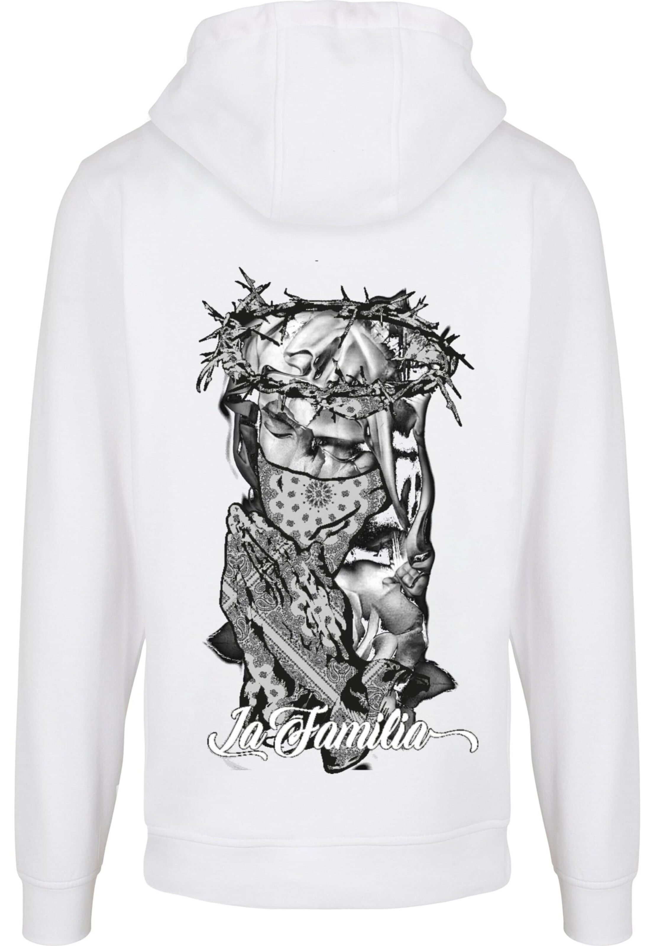 Mister Tee Sweatshirt 'La Familia' in Weiß