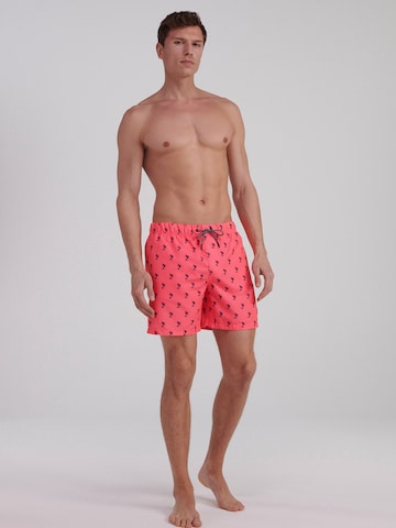 Shorts de bain Shiwi en rouge