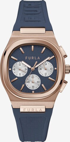 FURLA Analoog horloge ' Furla' in Blauw: voorkant