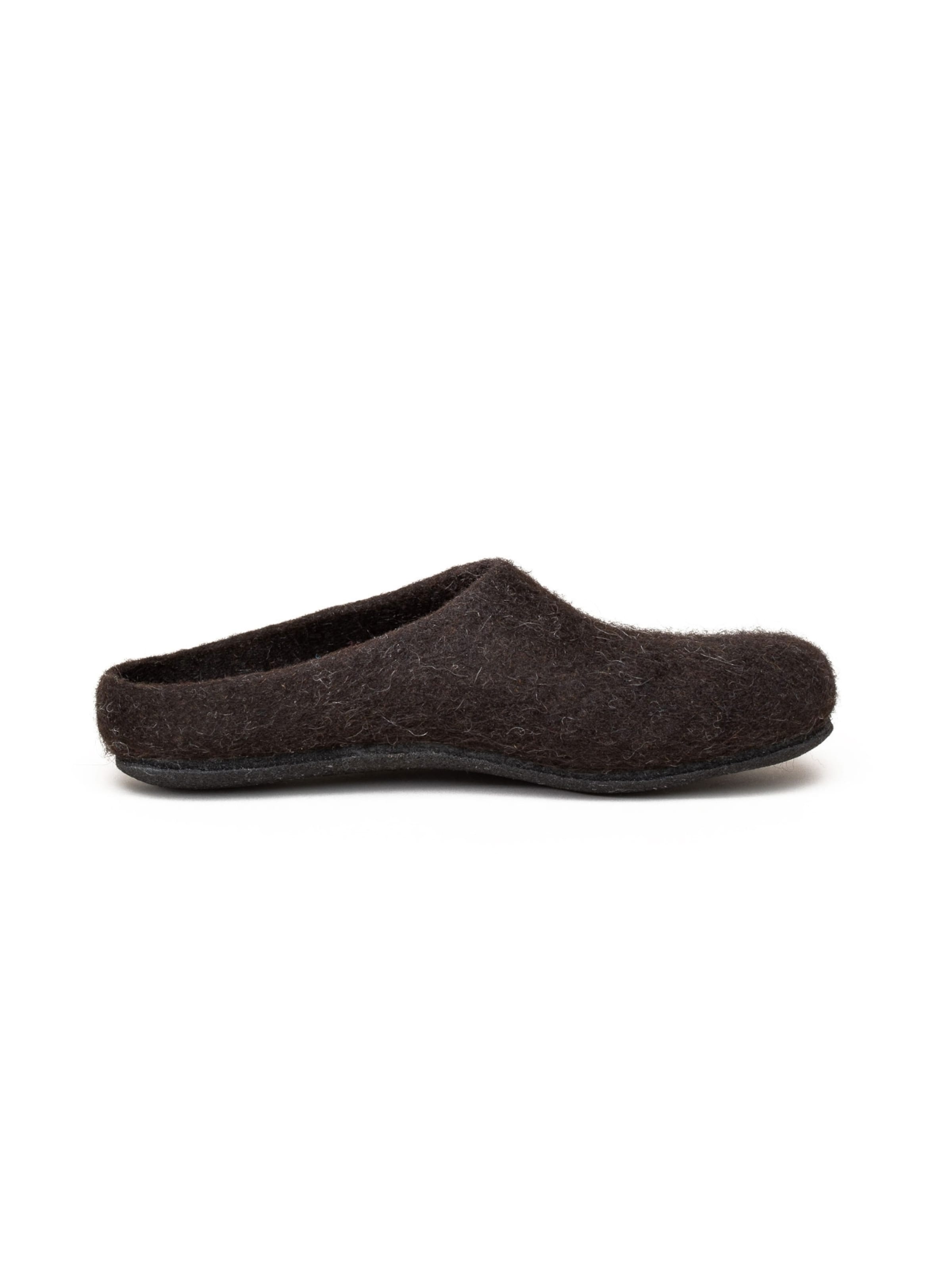 MagicFelt Slippers 'Filzpantoffel AT 719' in Brown