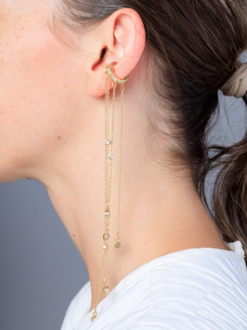 YParis Korvakoru 'Ear cuff Colby G' värissä kulta: etupuoli