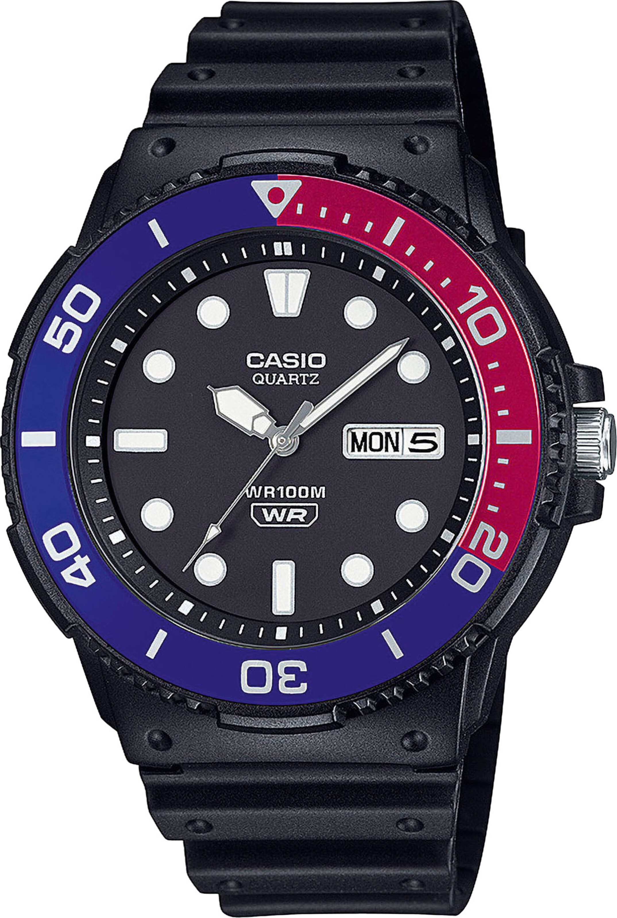CASIO Uhr  'TIMELESS COLLECTION ' in Schwarz: Vorderseite