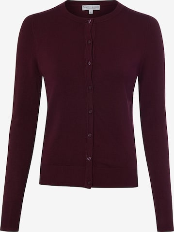 Marie Lund Strickjacke in Lila: Vorderseite