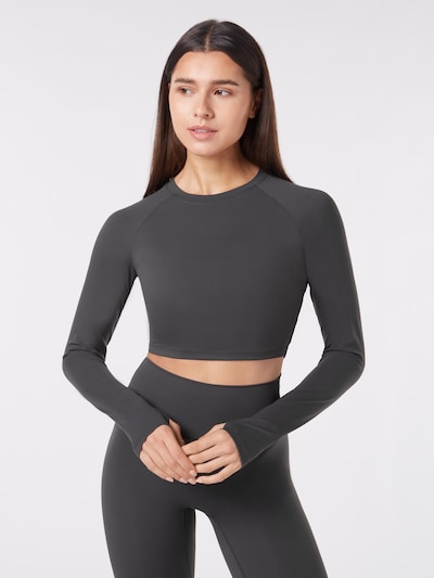 YO-GAYA Sports top in XS in Anthracite, Item view