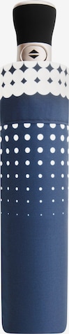 Doppler Manufaktur Regenschirm in Blau: predná strana
