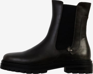 Bottines The Divine Factory en noir : devant