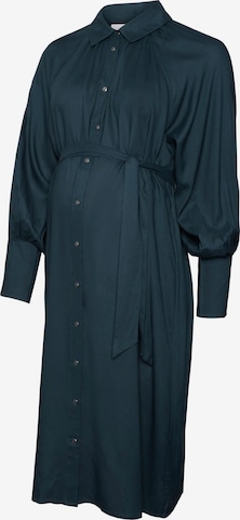 MAMALICIOUS Shirt Dress 'Piper' in Green: front