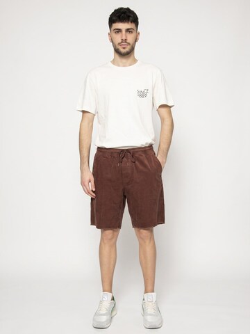 Brixton Pants 'Madrid II Short' in Brown: front