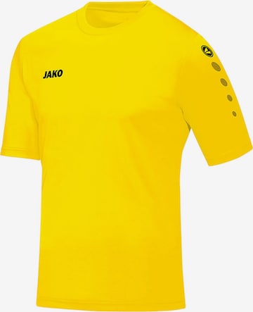 JAKO Performance Shirt 'Team' in Yellow: front