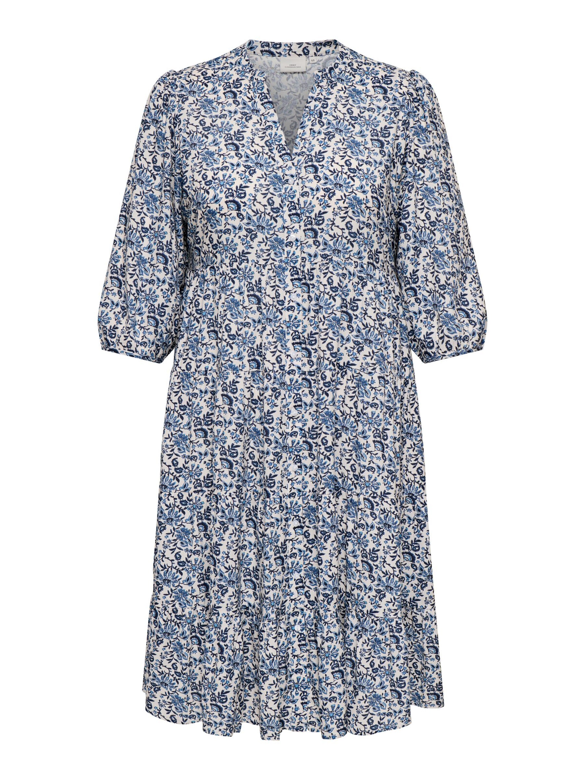 ONLY Carmakoma Dress 'CARMilana' in Blue / Night blue / White, Item view