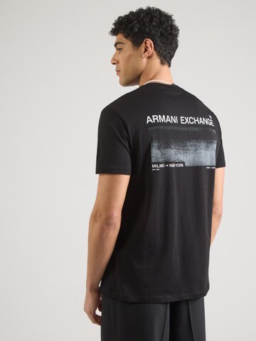 ARMANI EXCHANGE Póló - fekete: elől