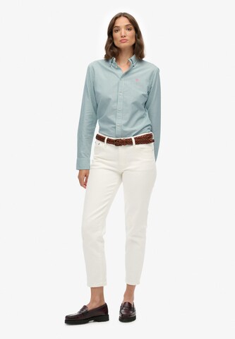 Superdry Blouse 'Oxford' in Groen