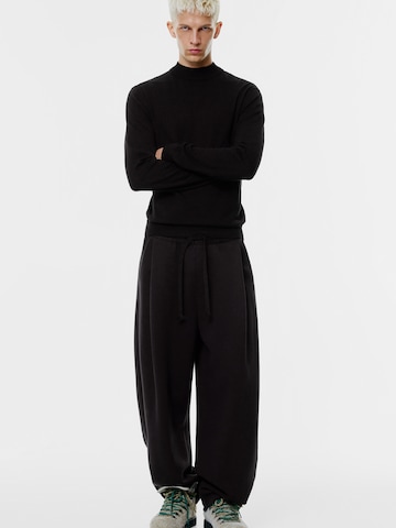 Pull&Bear Pulóver - fekete: elől