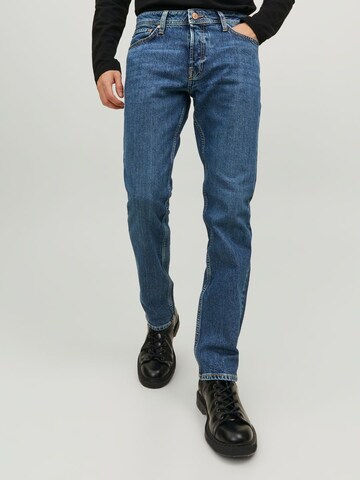 Regular Jeans 'TIM' de la JACK & JONES pe albastru: față