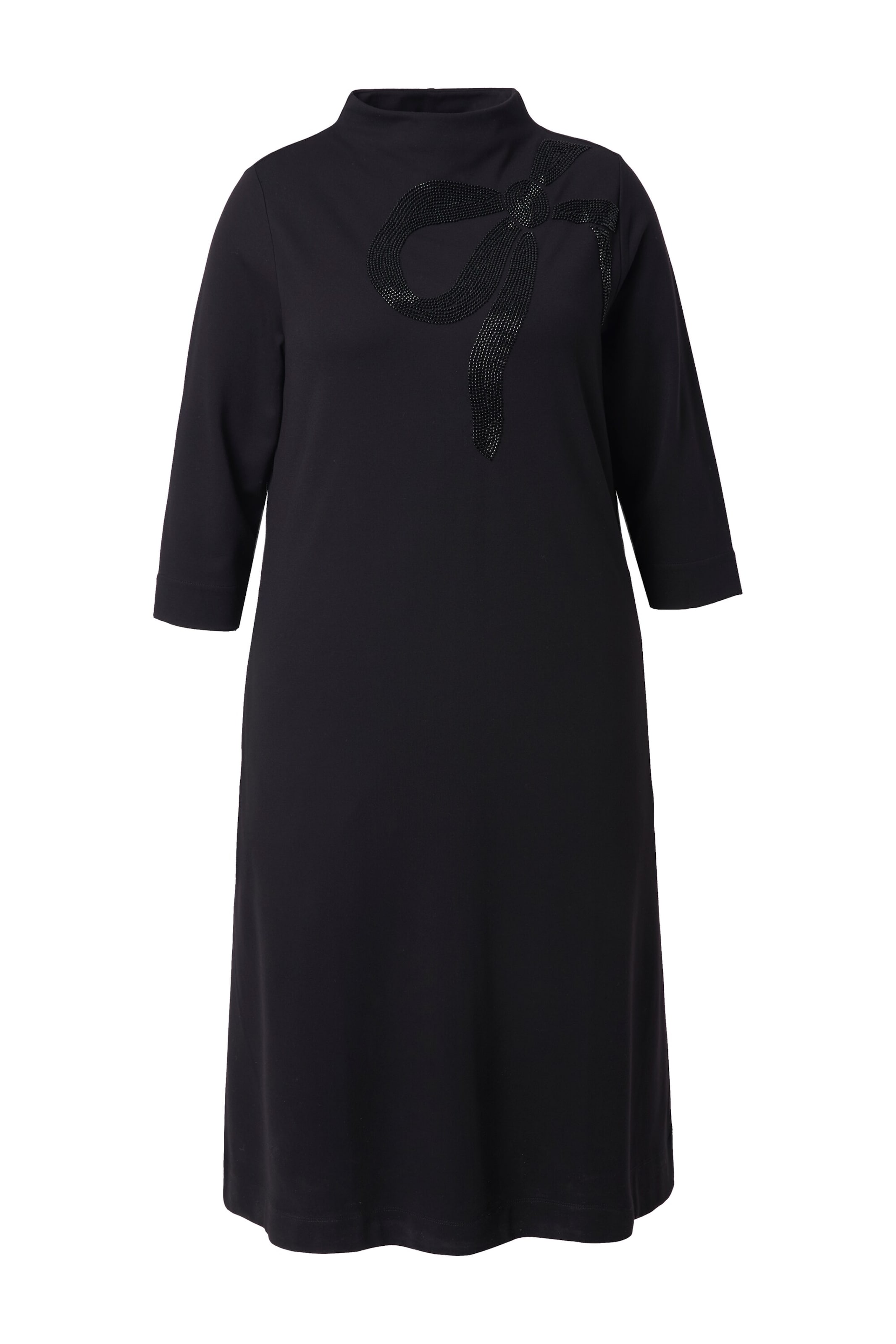 Ulla Popken Kleid in Schwarz: Vorderseite