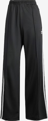 ADIDAS ORIGINALS Wide leg Broek 'Firebird' in Zwart: voorkant