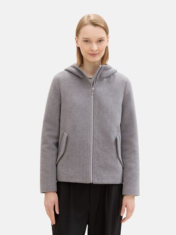 Veste mi-saison TOM TAILOR DENIM en gris : devant