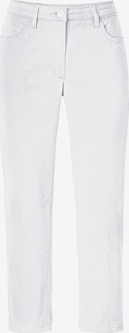 Regular Pantalon heine en blanc : devant