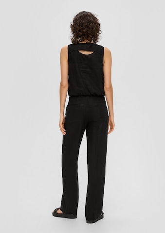 Loosefit Pantaloni di s.Oliver in nero